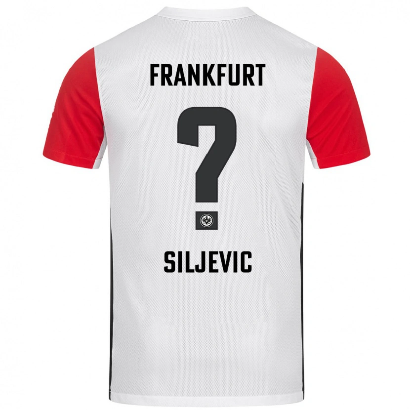 Danxen Kinder Amil Siljevic #0 Weiß Rot Heimtrikot Trikot 2024/25 T-Shirt