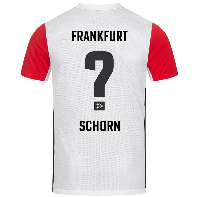 Danxen Kinder Moritz Schorn #0 Weiß Rot Heimtrikot Trikot 2024/25 T-Shirt