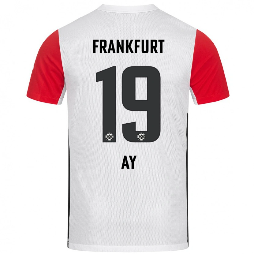 Danxen Kinder Ugur Ay #19 Weiß Rot Heimtrikot Trikot 2024/25 T-Shirt