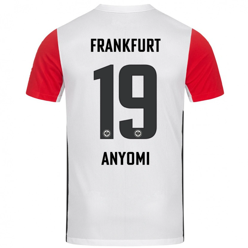 Danxen Kinder Nicole Anyomi #19 Weiß Rot Heimtrikot Trikot 2024/25 T-Shirt