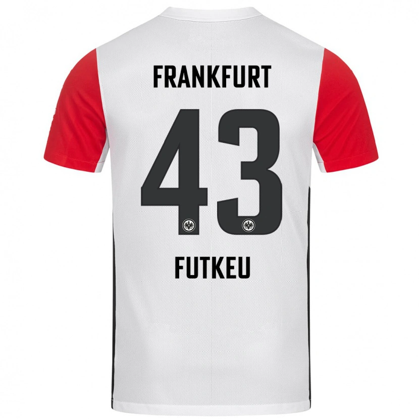 Danxen Kinder Noel Futkeu #43 Weiß Rot Heimtrikot Trikot 2024/25 T-Shirt