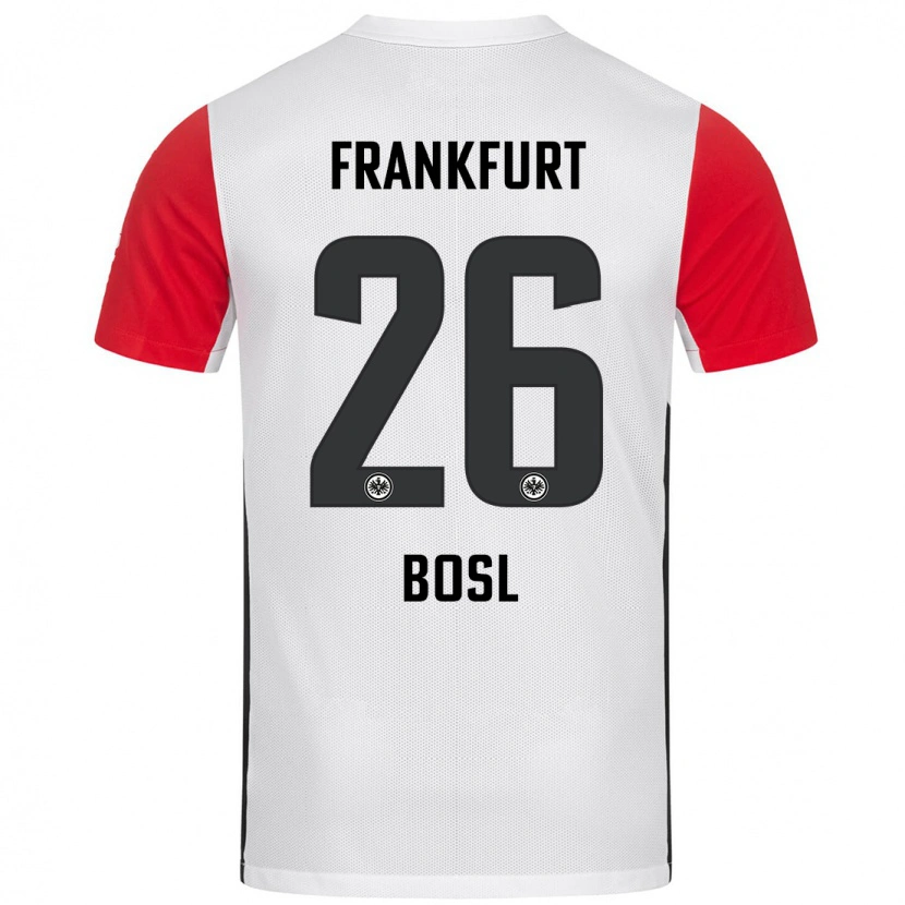 Danxen Kinder Cara Bosl #26 Weiß Rot Heimtrikot Trikot 2024/25 T-Shirt