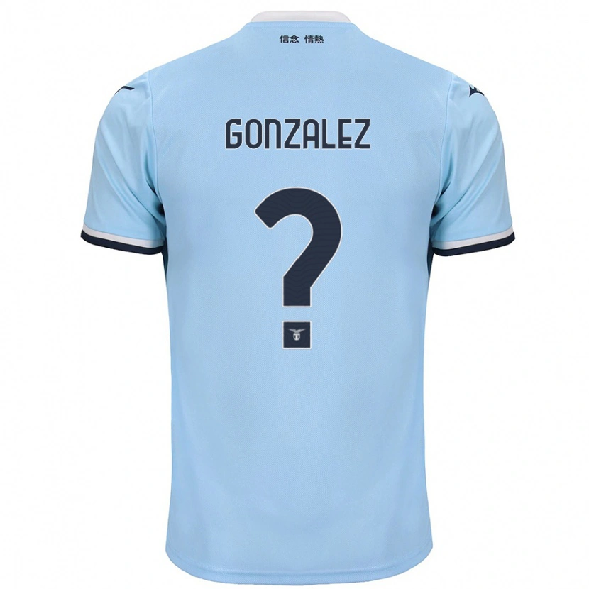 Danxen Kinder Diego González #0 Blau Heimtrikot Trikot 2024/25 T-Shirt