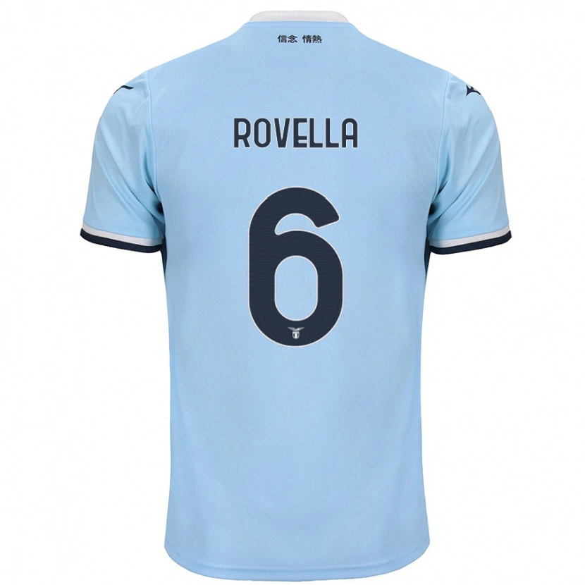 Danxen Kinder Nicolò Rovella #6 Blau Heimtrikot Trikot 2024/25 T-Shirt