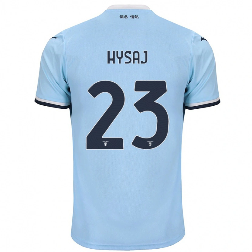 Danxen Kinder Elseid Hysaj #23 Blau Heimtrikot Trikot 2024/25 T-Shirt