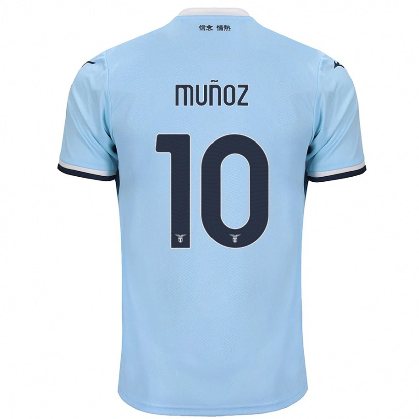 Danxen Kinder Cristo Muñoz #10 Blau Heimtrikot Trikot 2024/25 T-Shirt