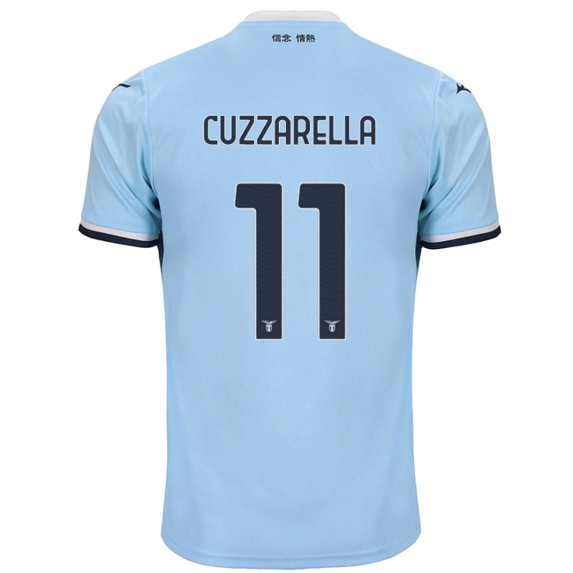 Danxen Kinder Cristian Cuzzarella #11 Blau Heimtrikot Trikot 2024/25 T-Shirt