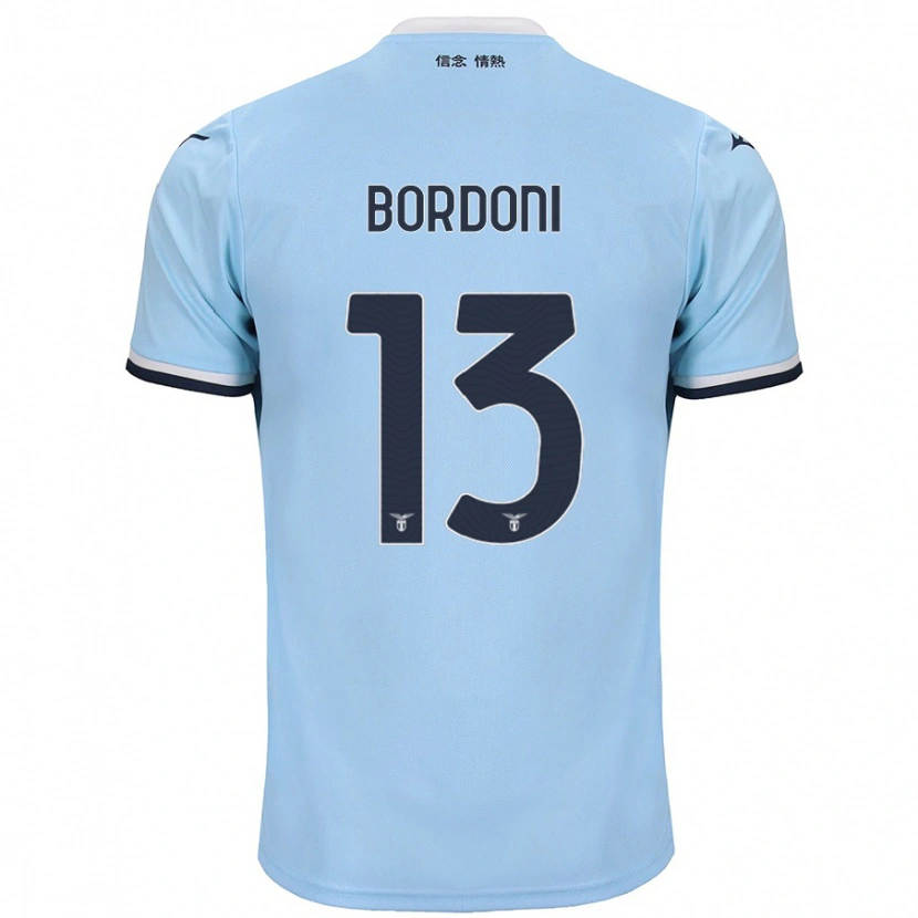 Danxen Kinder Tommaso Bordoni #13 Blau Heimtrikot Trikot 2024/25 T-Shirt