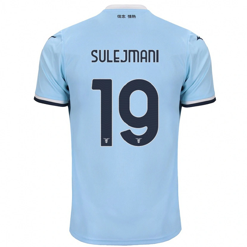 Danxen Kinder Flavio Sulejmani #19 Blau Heimtrikot Trikot 2024/25 T-Shirt