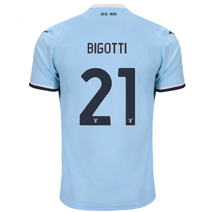 Danxen Kinder Massimo Bigotti #21 Blau Heimtrikot Trikot 2024/25 T-Shirt