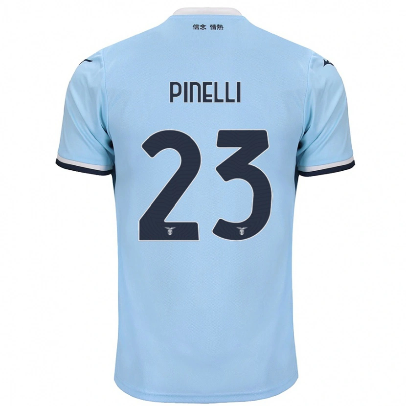 Danxen Kinder Pietro Pinelli #23 Blau Heimtrikot Trikot 2024/25 T-Shirt