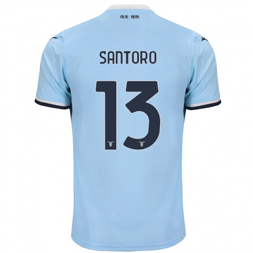 Danxen Kinder Martina Santoro #13 Blau Heimtrikot Trikot 2024/25 T-Shirt