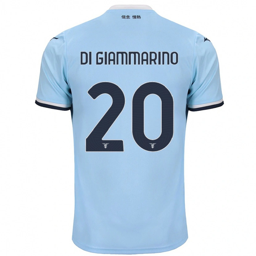 Danxen Kinder Virginia Di Giammarino #20 Blau Heimtrikot Trikot 2024/25 T-Shirt