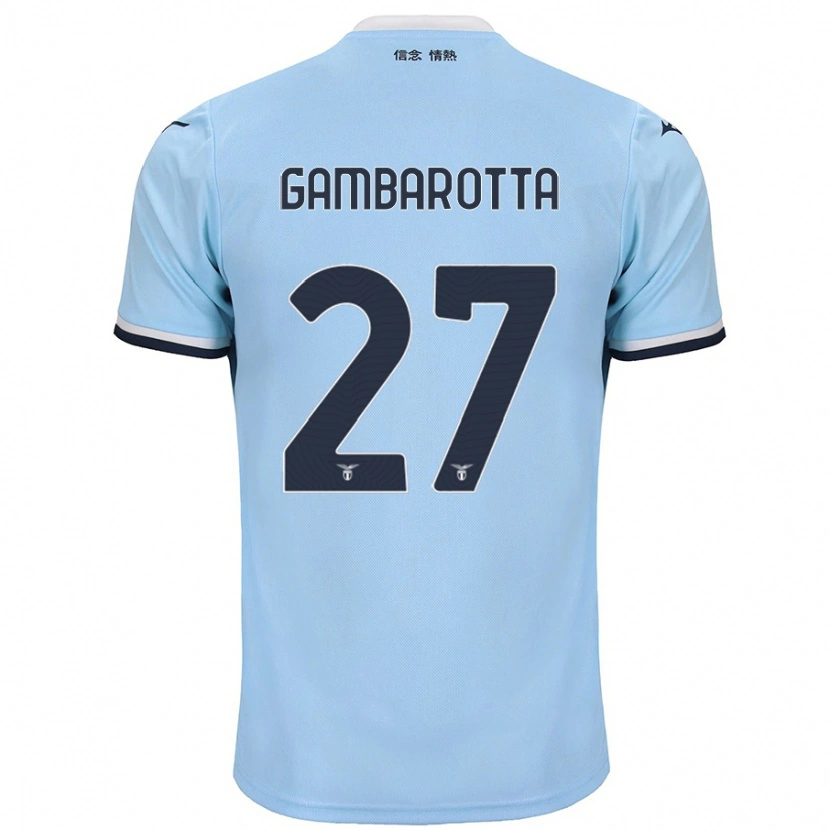 Danxen Kinder Margot Gambarotta #27 Blau Heimtrikot Trikot 2024/25 T-Shirt