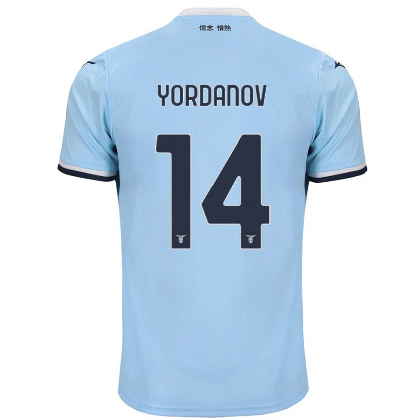 Danxen Kinder Damyan Yordanov #14 Blau Heimtrikot Trikot 2024/25 T-Shirt