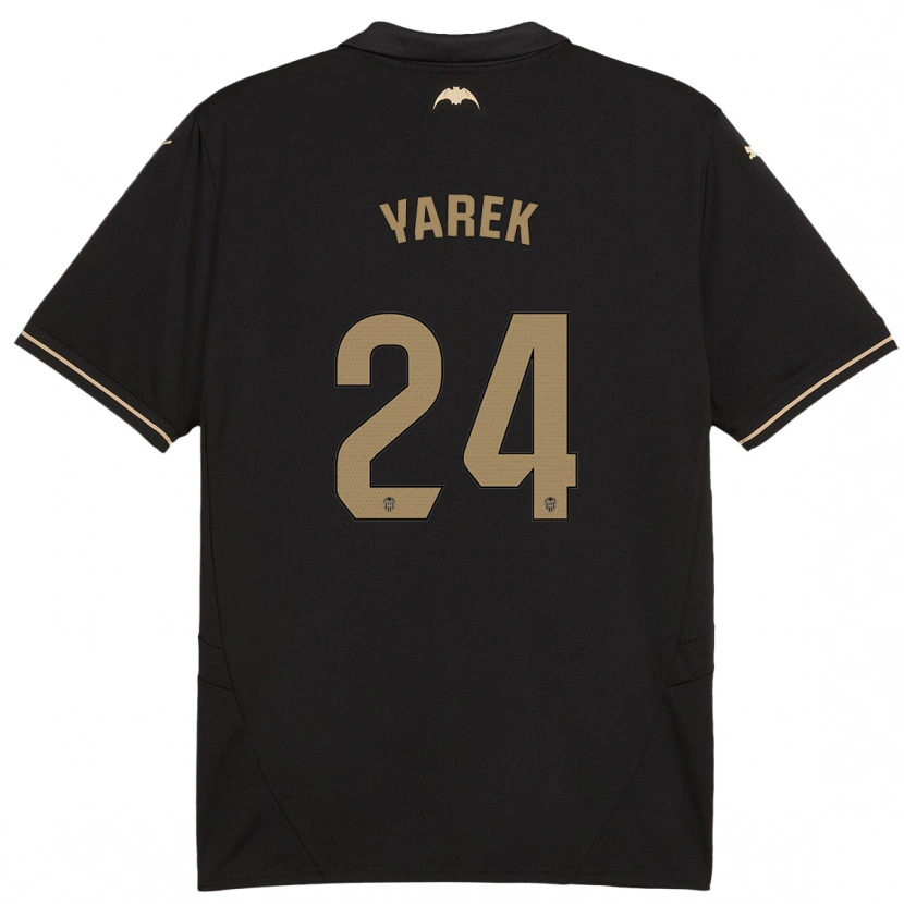 Danxen Kinder Yarek Gasiorowski #24 Schwarz Auswärtstrikot Trikot 2024/25 T-Shirt