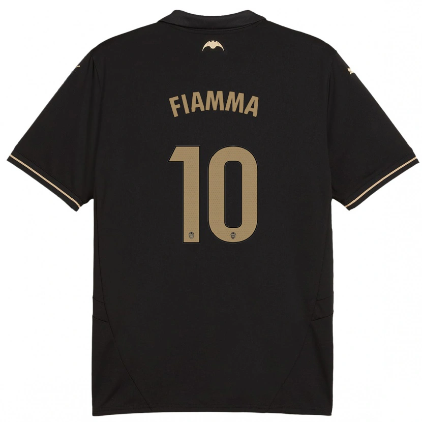 Danxen Kinder Fiamma #10 Schwarz Auswärtstrikot Trikot 2024/25 T-Shirt