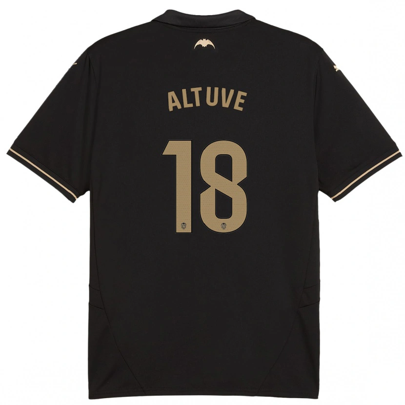 Danxen Kinder Oriana Altuve #18 Schwarz Auswärtstrikot Trikot 2024/25 T-Shirt