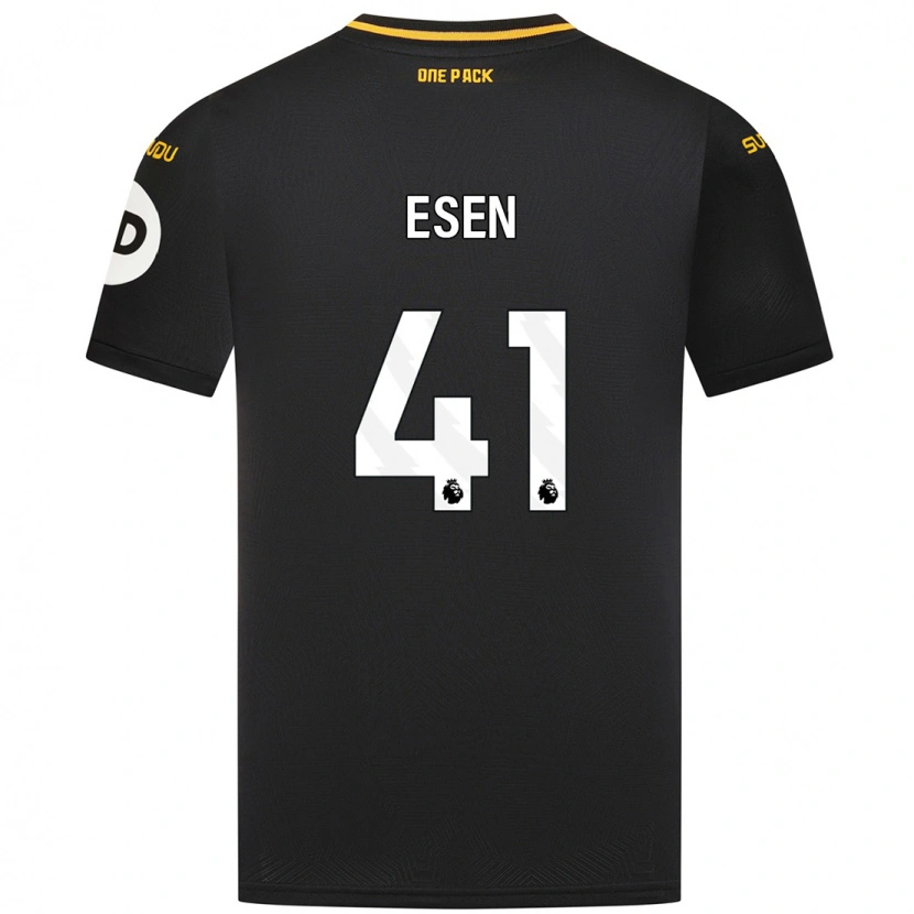 Danxen Kinder Josh Esen #41 Schwarz Auswärtstrikot Trikot 2024/25 T-Shirt