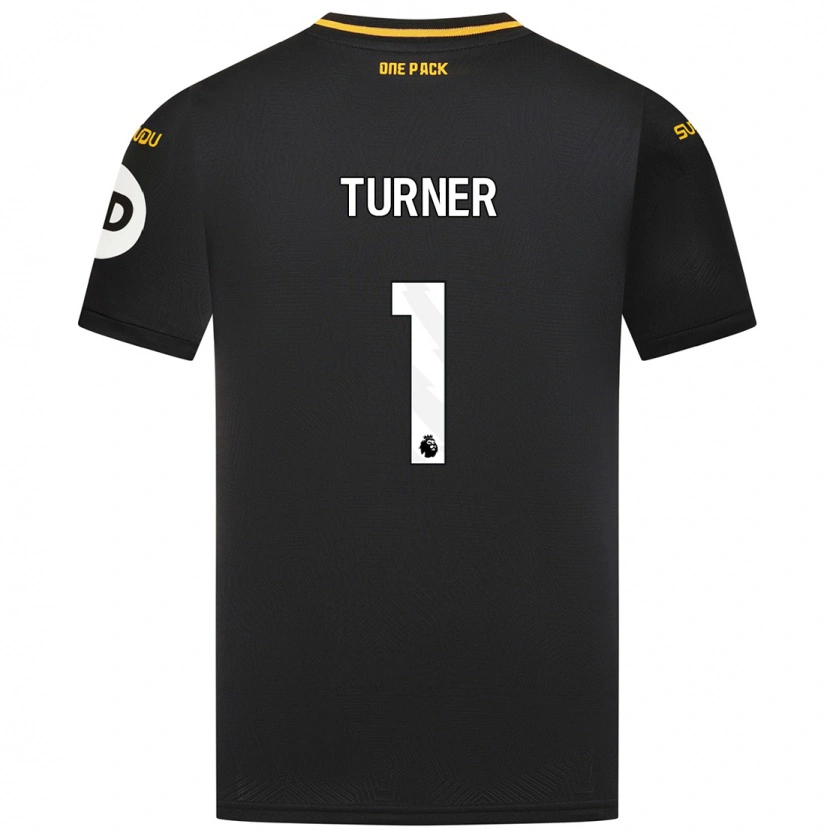 Danxen Kinder Shannon Turner #1 Schwarz Auswärtstrikot Trikot 2024/25 T-Shirt