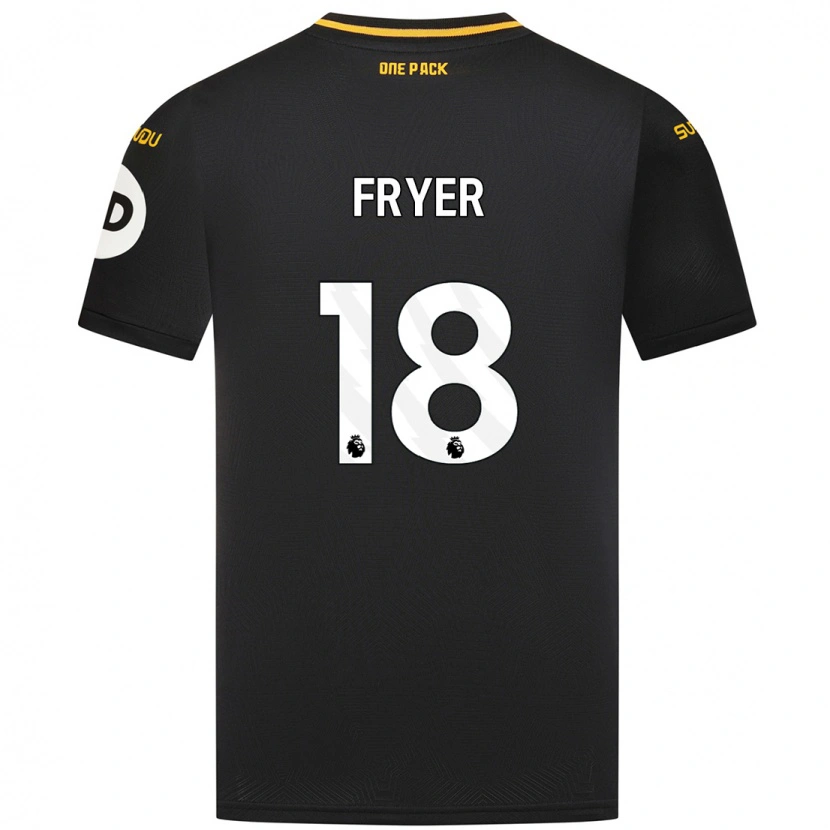 Danxen Kinder Hannah Fryer #18 Schwarz Auswärtstrikot Trikot 2024/25 T-Shirt