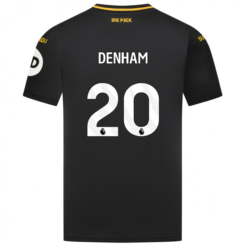 Danxen Kinder Ania Denham #20 Schwarz Auswärtstrikot Trikot 2024/25 T-Shirt