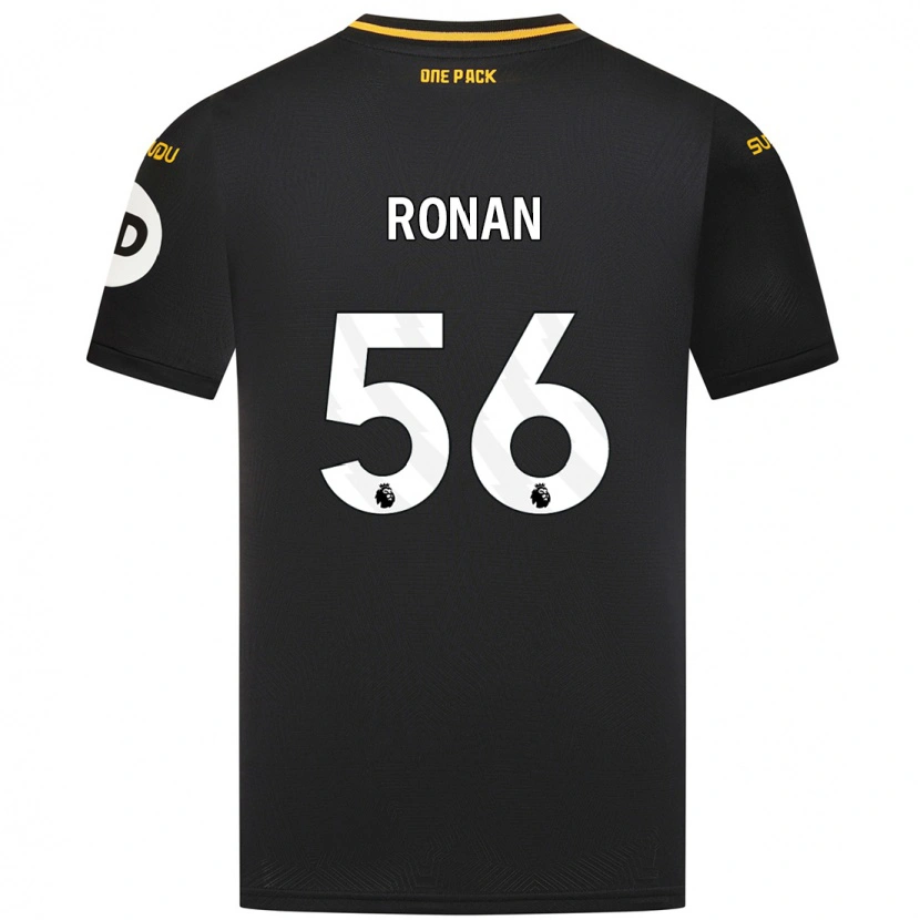 Danxen Kinder Connor Ronan #56 Schwarz Auswärtstrikot Trikot 2024/25 T-Shirt