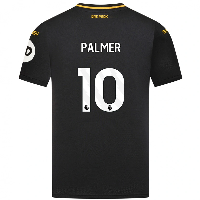 Danxen Kinder Jamila Palmer #10 Schwarz Auswärtstrikot Trikot 2024/25 T-Shirt