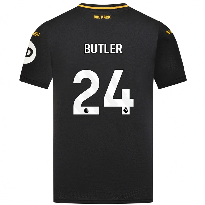 Danxen Kinder Elli Butler #24 Schwarz Auswärtstrikot Trikot 2024/25 T-Shirt