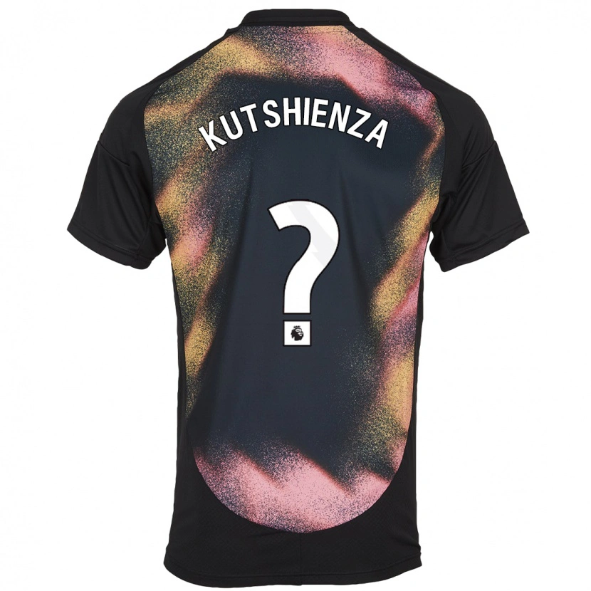 Danxen Kinder Jude Kutshienza #0 Schwarz Weiß Auswärtstrikot Trikot 2024/25 T-Shirt