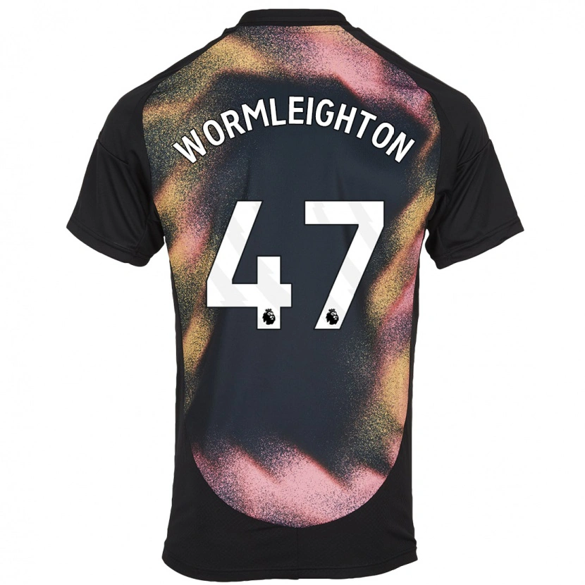 Danxen Kinder Joe Wormleighton #47 Schwarz Weiß Auswärtstrikot Trikot 2024/25 T-Shirt