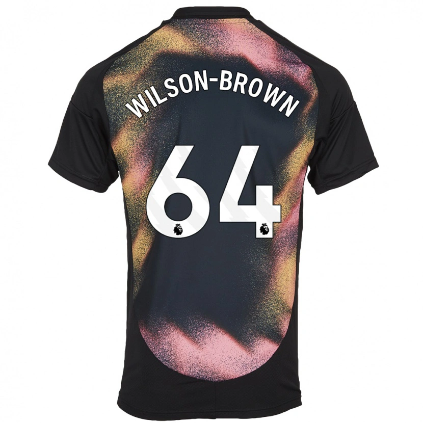 Danxen Kinder Tom Wilson-Brown #64 Schwarz Weiß Auswärtstrikot Trikot 2024/25 T-Shirt