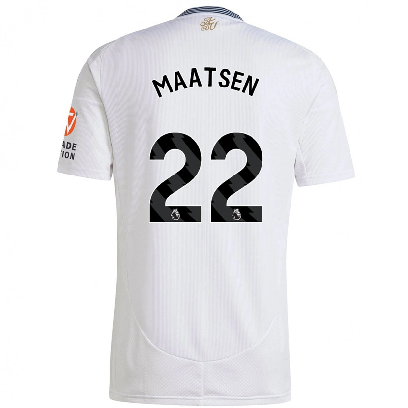 Danxen Kinder Ian Maatsen #22 Weiß Auswärtstrikot Trikot 2024/25 T-Shirt