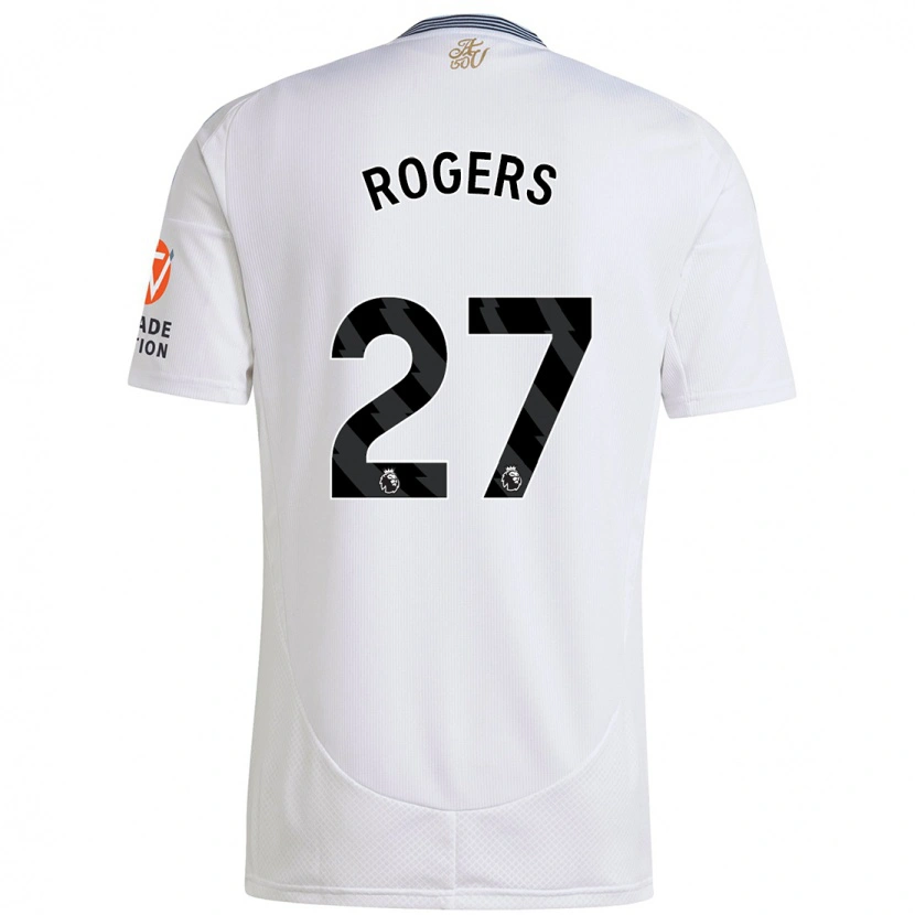 Danxen Kinder Morgan Rogers #27 Weiß Auswärtstrikot Trikot 2024/25 T-Shirt