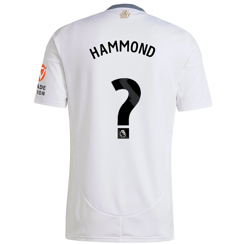 Danxen Kinder Alex Hammond #0 Weiß Auswärtstrikot Trikot 2024/25 T-Shirt