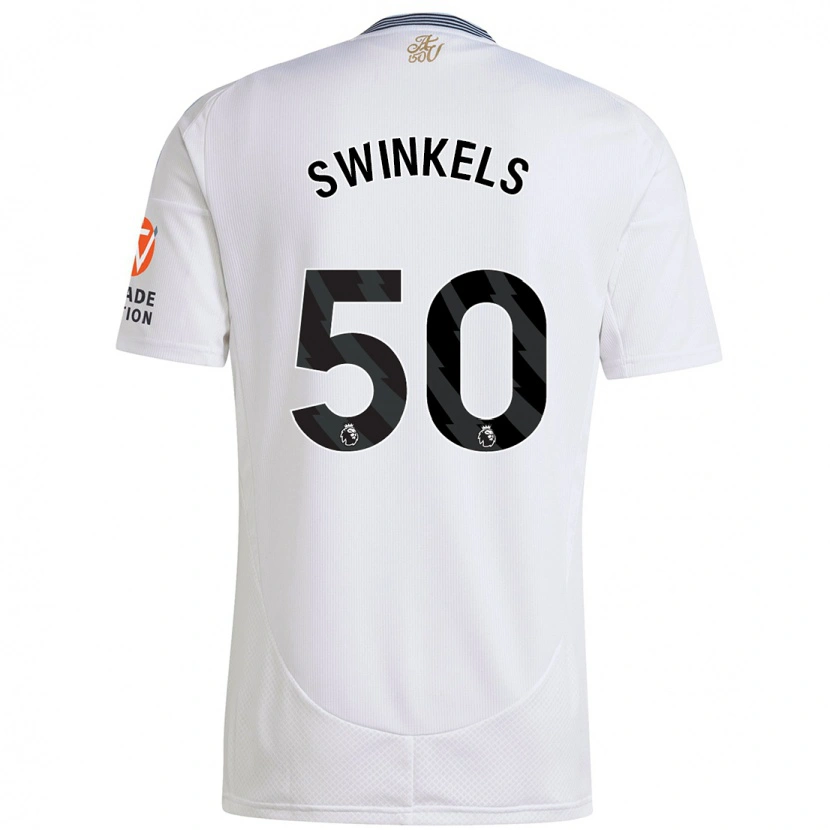 Danxen Kinder Sil Swinkels #50 Weiß Auswärtstrikot Trikot 2024/25 T-Shirt