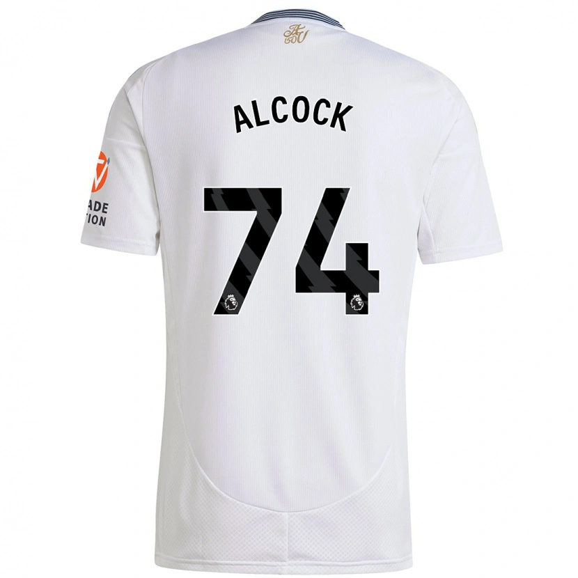 Danxen Kinder Todd Alcock #74 Weiß Auswärtstrikot Trikot 2024/25 T-Shirt