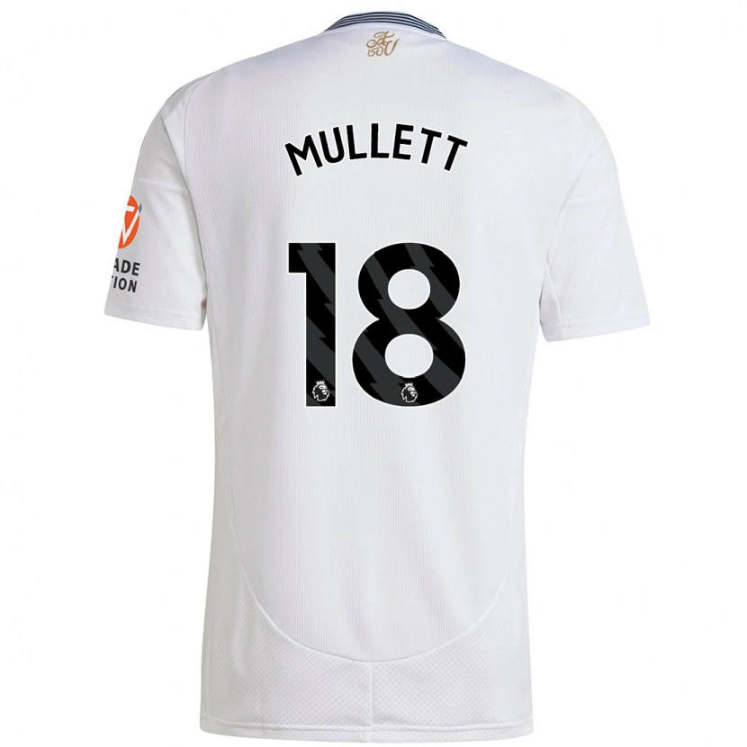 Danxen Kinder Georgia Mullett #18 Weiß Auswärtstrikot Trikot 2024/25 T-Shirt