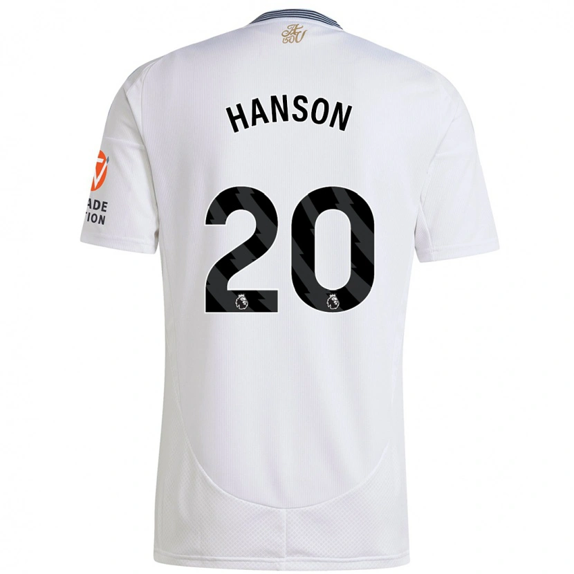 Danxen Kinder Kirsty Hanson #20 Weiß Auswärtstrikot Trikot 2024/25 T-Shirt