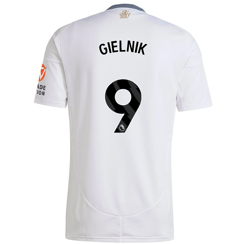 Danxen Kinder Emily Gielnik #9 Weiß Auswärtstrikot Trikot 2024/25 T-Shirt