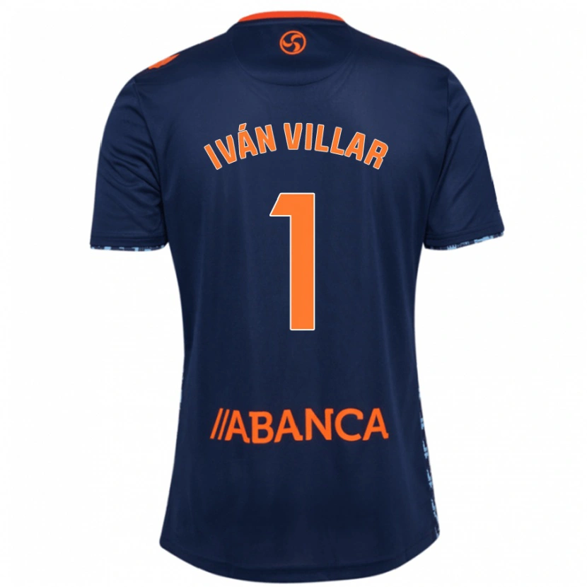 Danxen Kinder Iván Villar #1 Marineblau Auswärtstrikot Trikot 2024/25 T-Shirt