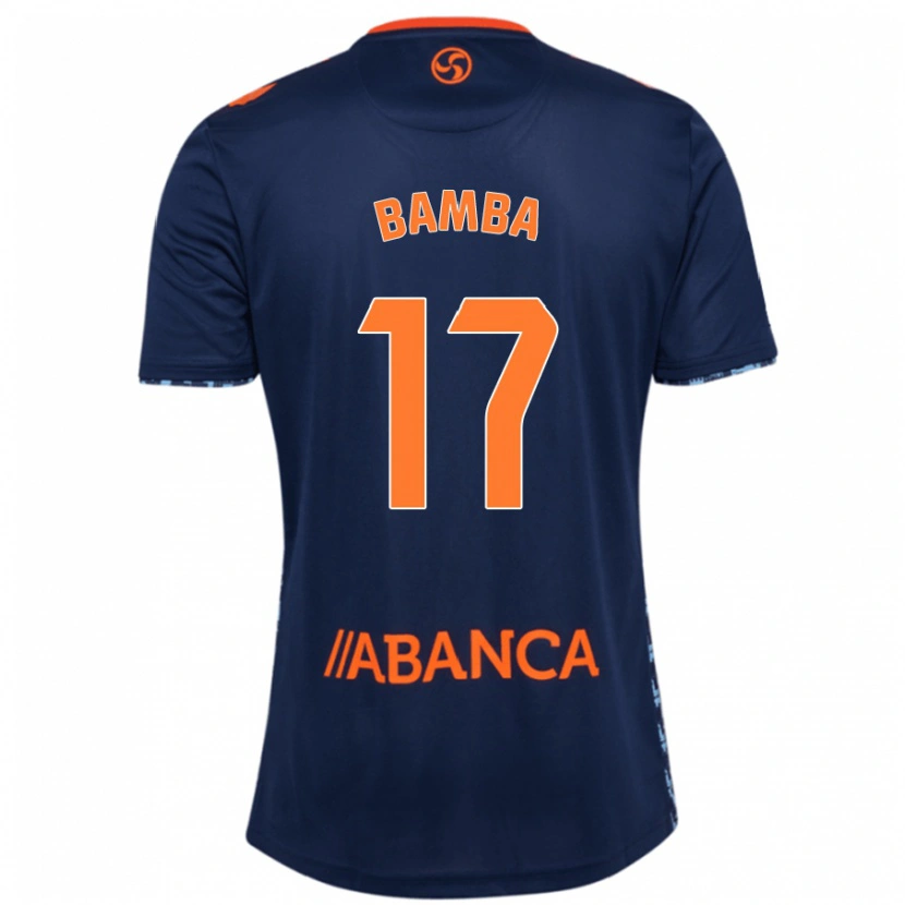 Danxen Kinder Jonathan Bamba #17 Marineblau Auswärtstrikot Trikot 2024/25 T-Shirt