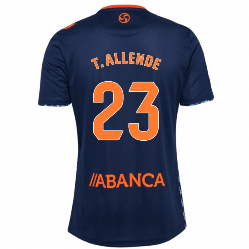 Danxen Kinder Tadeo Allende #23 Marineblau Auswärtstrikot Trikot 2024/25 T-Shirt