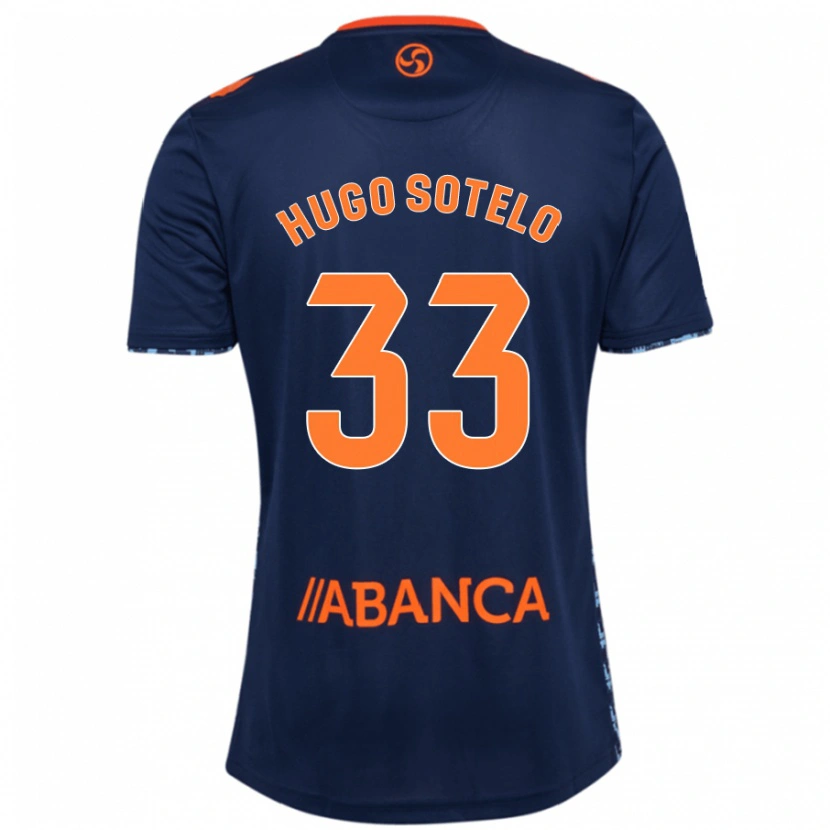 Danxen Kinder Hugo Sotelo #33 Marineblau Auswärtstrikot Trikot 2024/25 T-Shirt