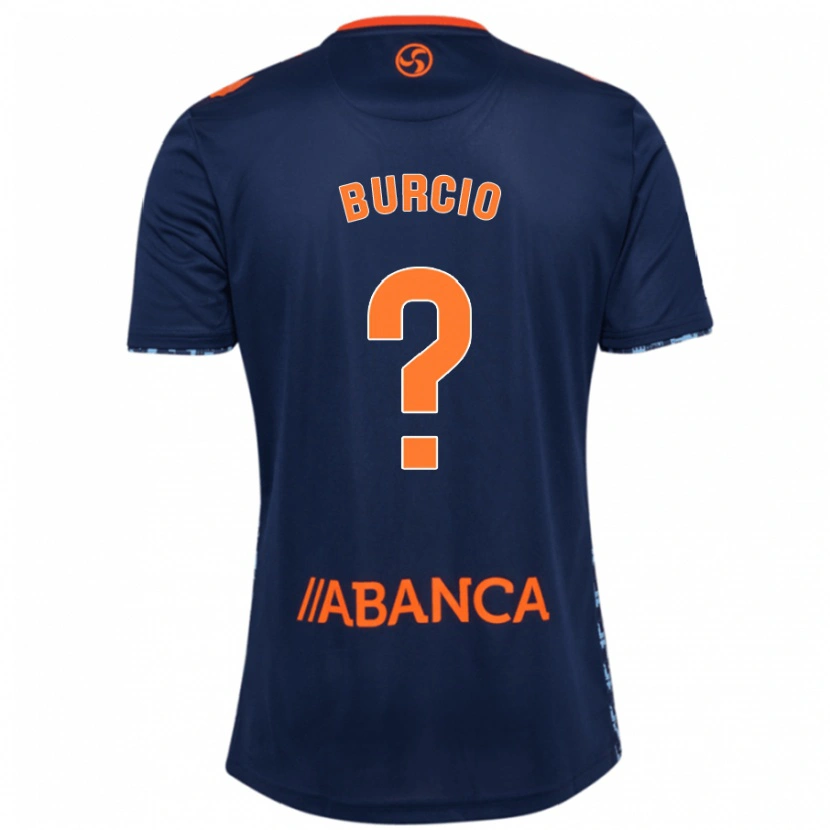 Danxen Kinder Hugo Burcio #0 Marineblau Auswärtstrikot Trikot 2024/25 T-Shirt