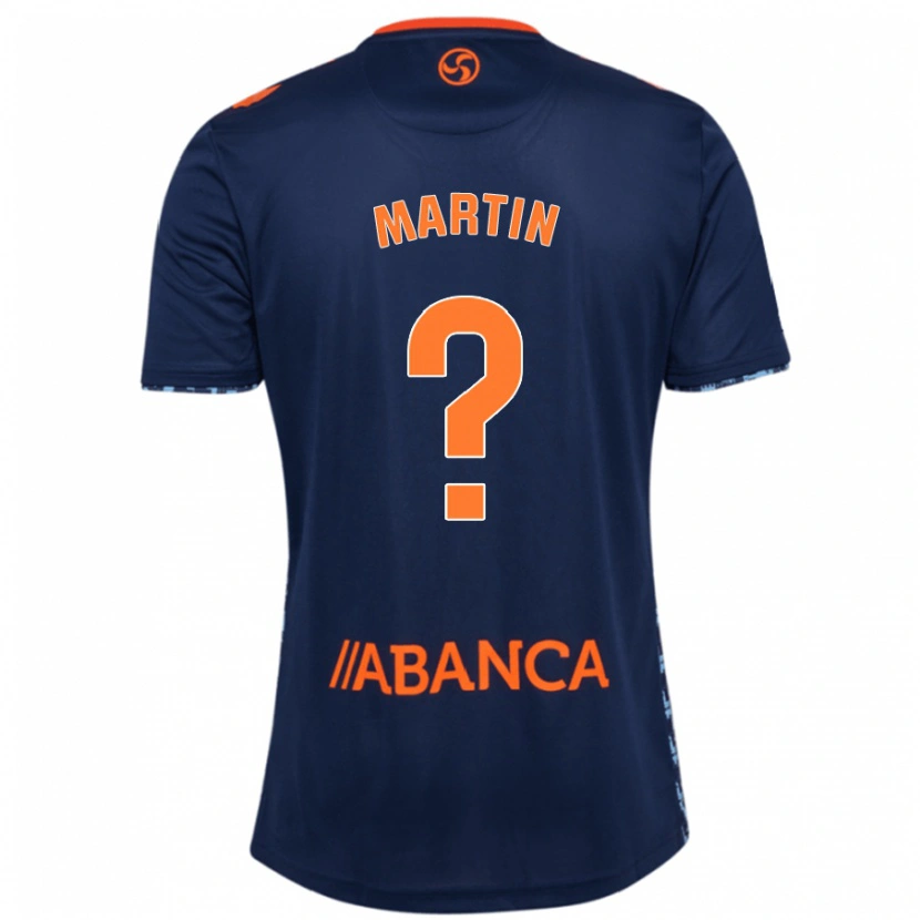 Danxen Kinder Pablo Martín #0 Marineblau Auswärtstrikot Trikot 2024/25 T-Shirt