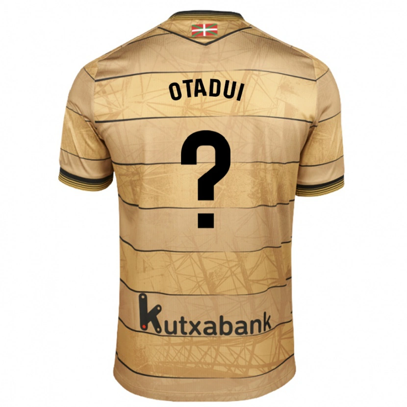 Danxen Kinder Iker Otadui #0 Braun Auswärtstrikot Trikot 2024/25 T-Shirt