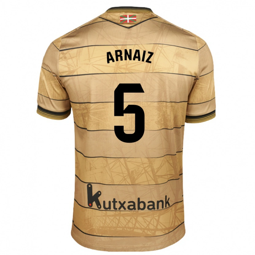 Danxen Kinder Iris Arnaiz #5 Braun Auswärtstrikot Trikot 2024/25 T-Shirt