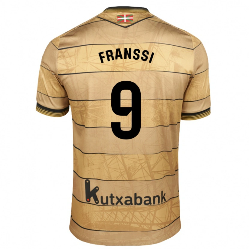 Danxen Kinder Sanni Franssi #9 Braun Auswärtstrikot Trikot 2024/25 T-Shirt