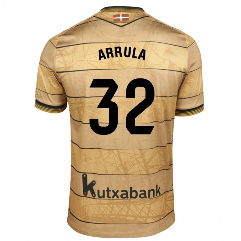 Danxen Kinder Julia Arrula #32 Braun Auswärtstrikot Trikot 2024/25 T-Shirt